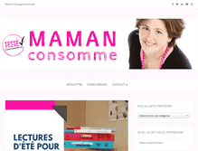 Tablet Screenshot of mamanconsomme.com